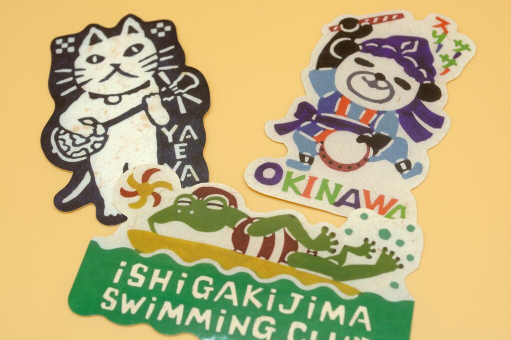 水に強い・ユポシール（ユポタック®）キャラクターステッカー