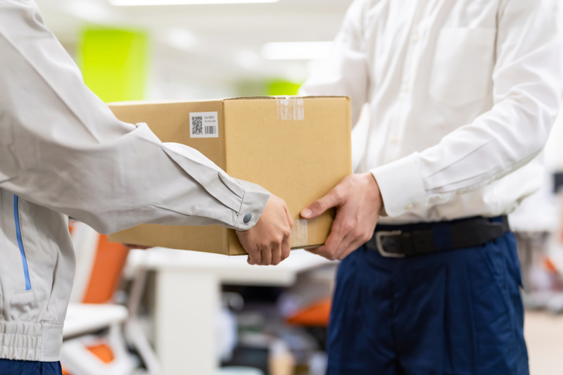 印刷会社の納品イメージ